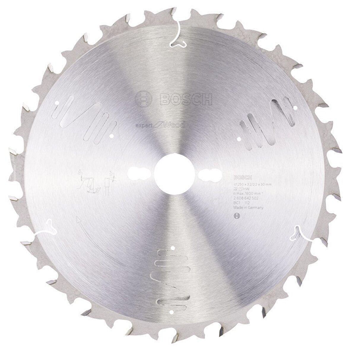 Bosch Ahşap | Sunta Daire Testere Bıçağı 250*30 mm 22 Diş Expert 2608642502